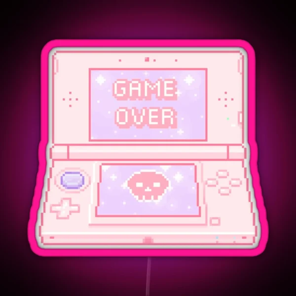 Game Over RGB Neon Sign