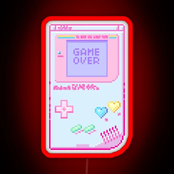 Game Over RGB Neon Sign