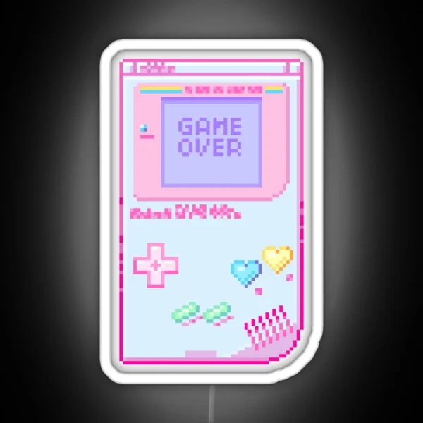 Game Over RGB Neon Sign