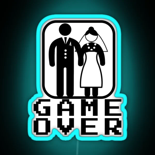 Game Over RGB Neon Sign