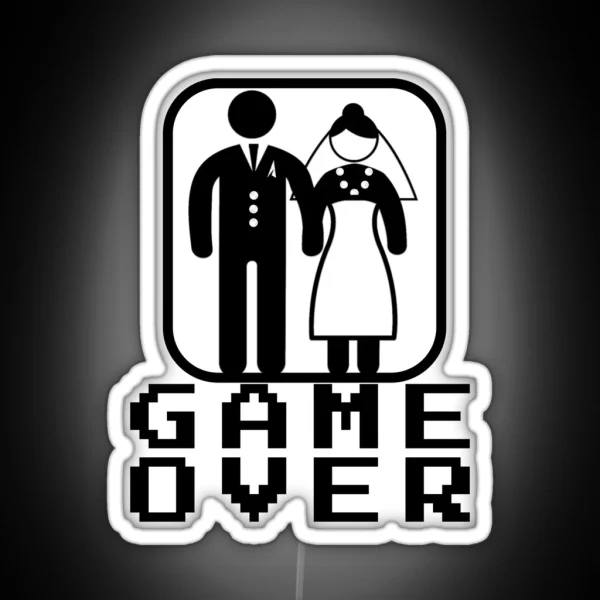 Game Over RGB Neon Sign