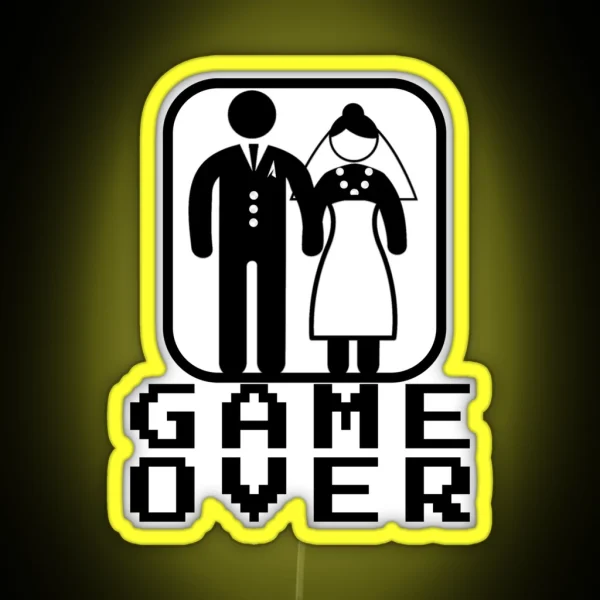 Game Over RGB Neon Sign