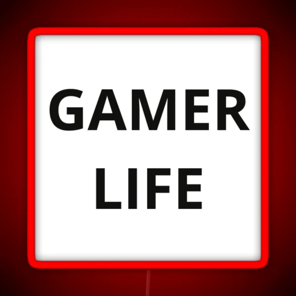 Gamer Life RGB Neon Sign