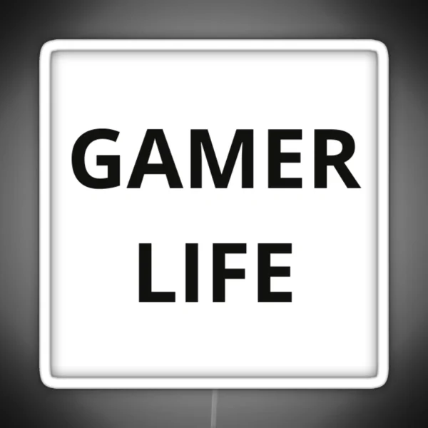 Gamer Life RGB Neon Sign