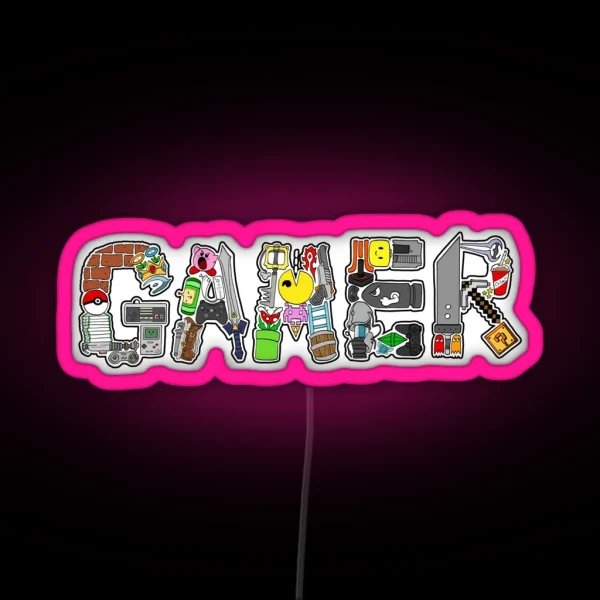 Gamer RGB Neon Sign