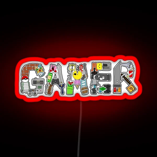 Gamer RGB Neon Sign