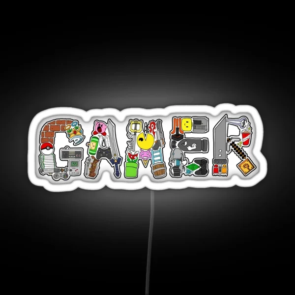 Gamer RGB Neon Sign