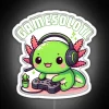 Gamesolotl Axolotl Video Games Kawaii Anime Gamer Gamesolotl Axolotl Gamer Kawaii Axolotl Lovers Video Game Lovers RGB Neon Sign - Image 5