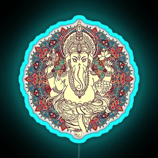 Ganesha RGB Neon Sign