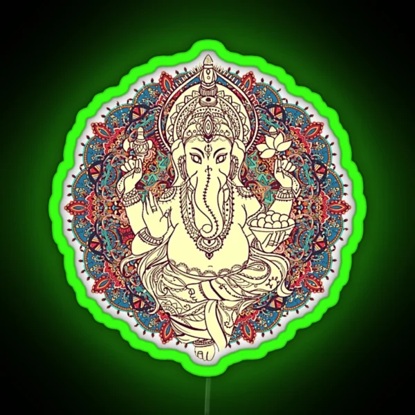 Ganesha RGB Neon Sign