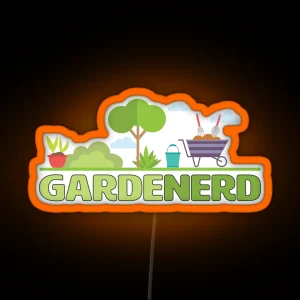 Garden Nerd RGB Neon Sign