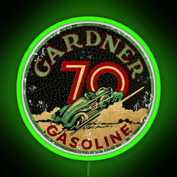Gardner 70 Gasoline RGB Neon Sign