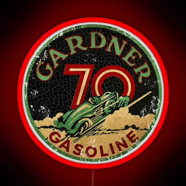 Gardner 70 Gasoline RGB Neon Sign