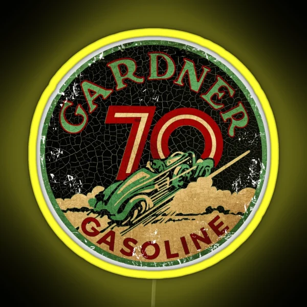 Gardner 70 Gasoline RGB Neon Sign