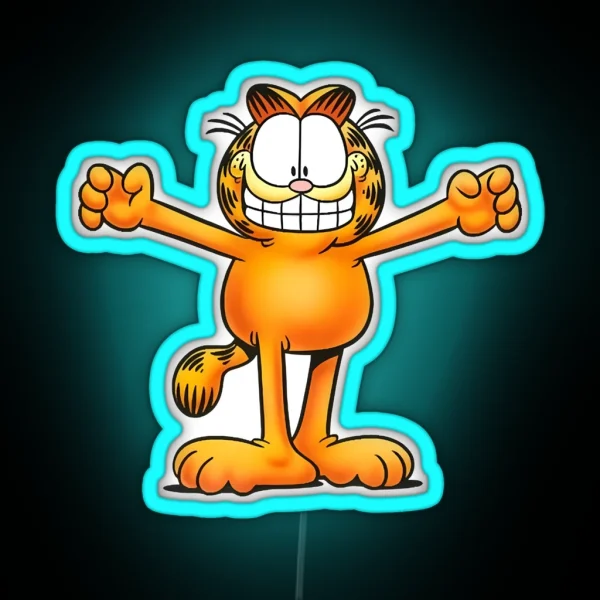 Garfield The Cat RGB Neon Sign