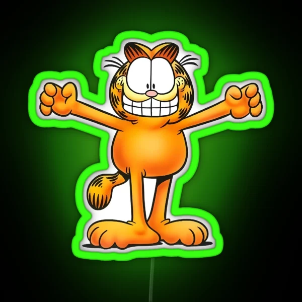 Garfield The Cat RGB Neon Sign