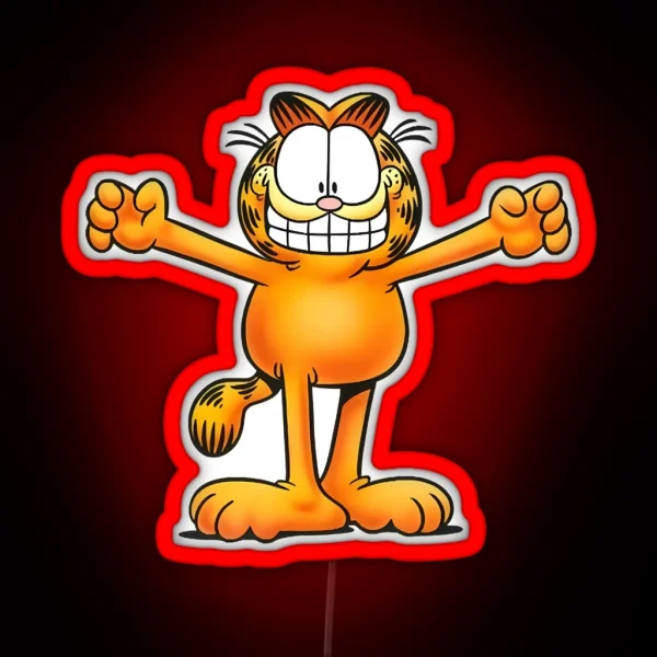 Garfield The Cat RGB Neon Sign