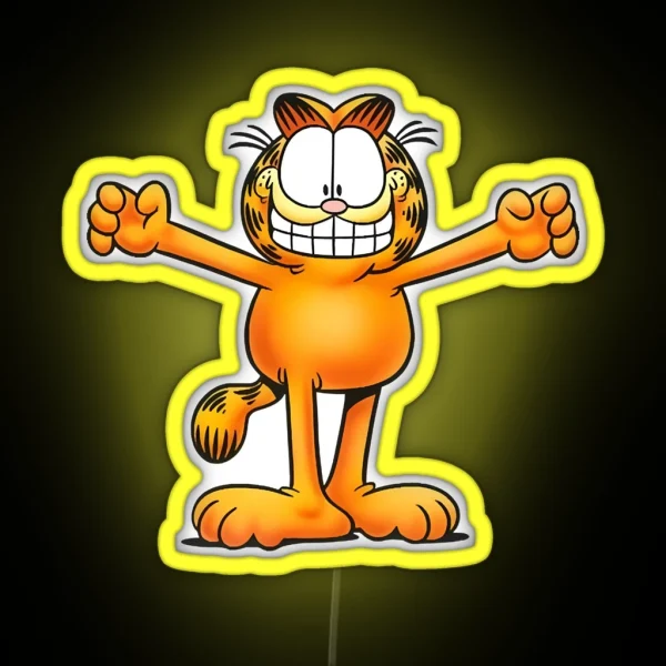 Garfield The Cat RGB Neon Sign