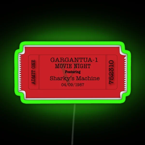 Gargantua One Movie Night RGB Neon Sign