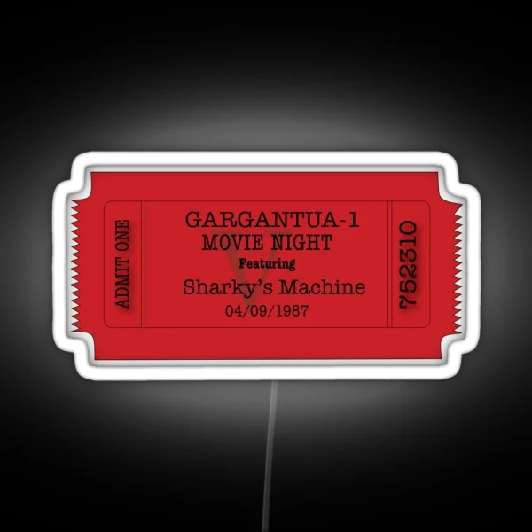 Gargantua One Movie Night RGB Neon Sign