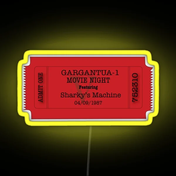 Gargantua One Movie Night RGB Neon Sign