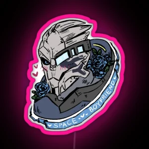 Garrus Vakarian Space Boyfriend RGB Neon Sign