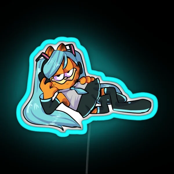 Garsune Miku RGB Neon Sign