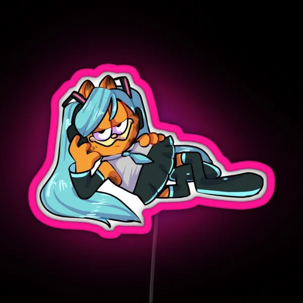 Garsune Miku RGB Neon Sign