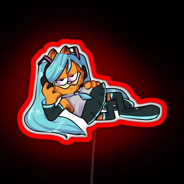 Garsune Miku RGB Neon Sign
