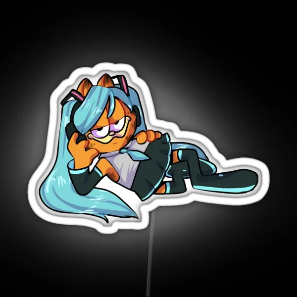Garsune Miku RGB Neon Sign