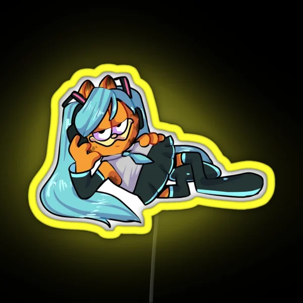Garsune Miku RGB Neon Sign