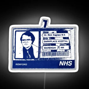 Garth Marenghi Dark Place Hospital Pass RGB Neon Sign