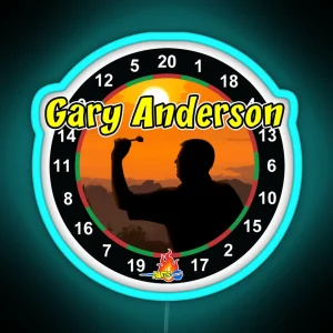 Gary Anderson Darts RGB Neon Sign