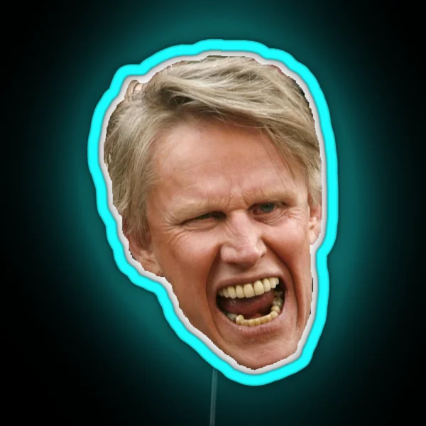 Gary Busey In His Prime RGB Neon Sign