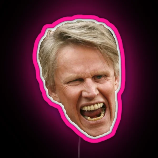 Gary Busey In His Prime RGB Neon Sign