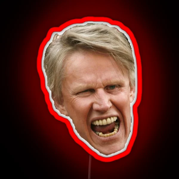 Gary Busey In His Prime RGB Neon Sign