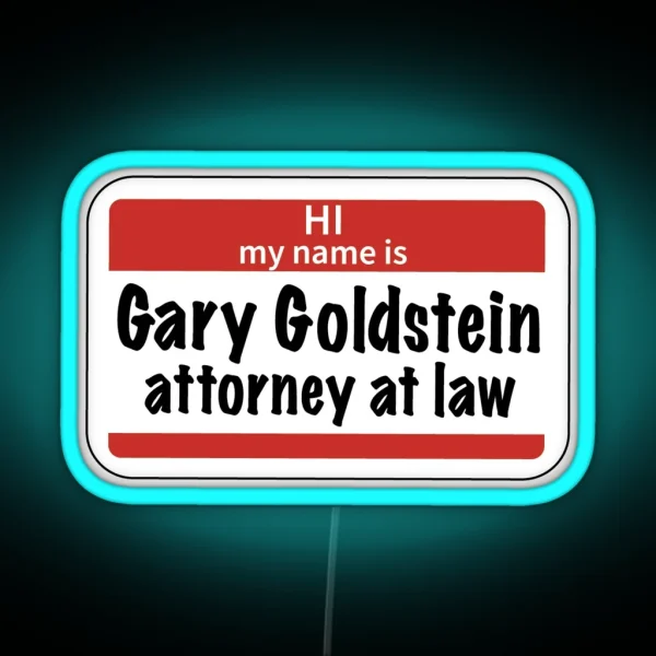 Gary Goldstein Black Friday RGB Neon Sign