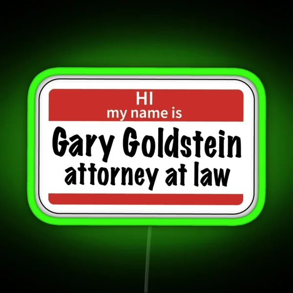 Gary Goldstein Black Friday RGB Neon Sign
