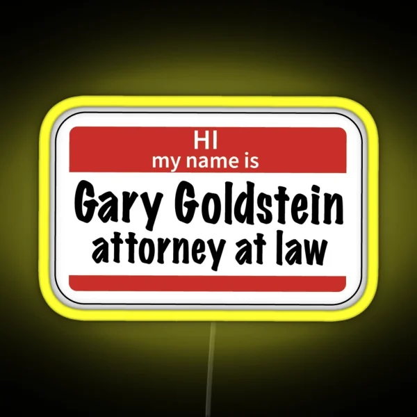 Gary Goldstein Black Friday RGB Neon Sign