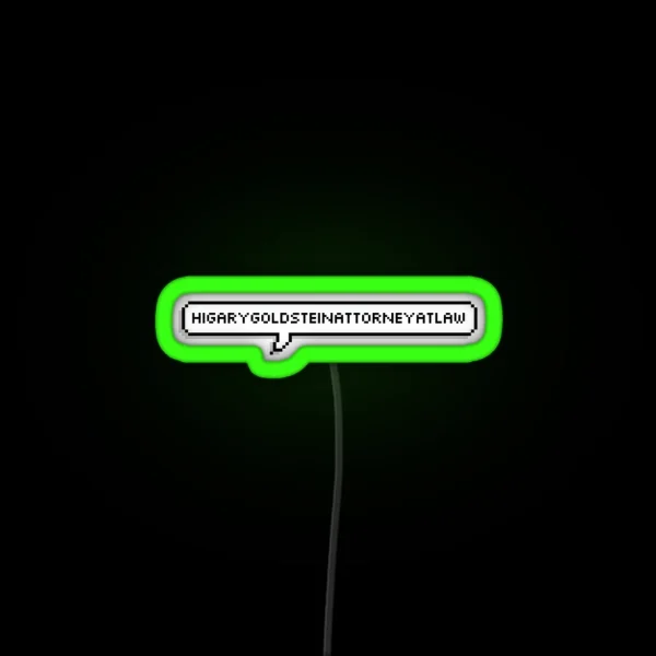 Gary Goldstein Black Friday RGB Neon Sign