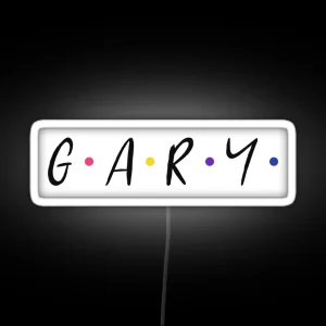 Gary Name RGB Neon Sign