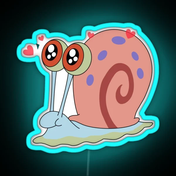 Gary The Snail RGB Neon Sign