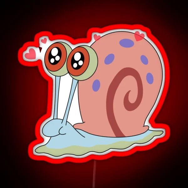 Gary The Snail RGB Neon Sign