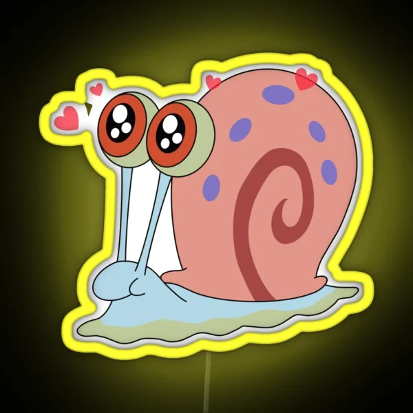 Gary The Snail RGB Neon Sign