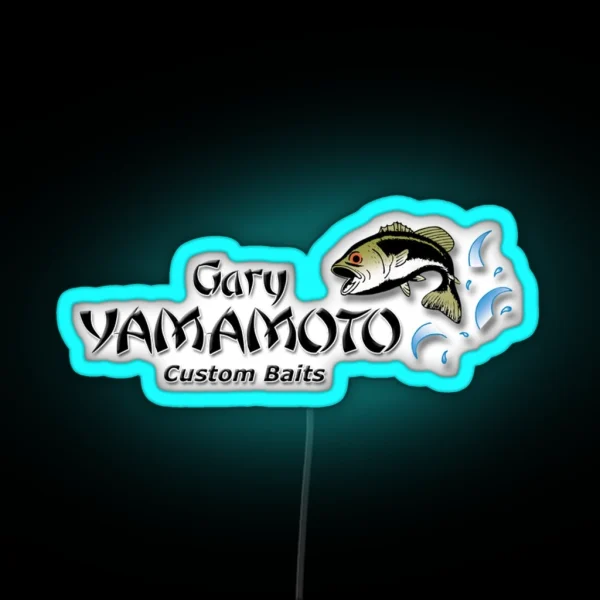 Gary Yamamoto Custom Baits RGB Neon Sign
