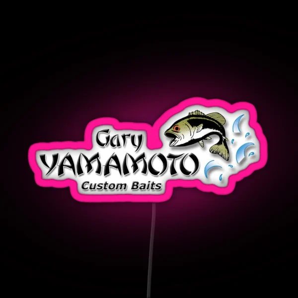 Gary Yamamoto Custom Baits RGB Neon Sign