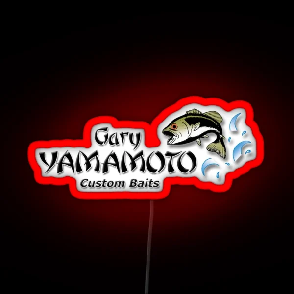 Gary Yamamoto Custom Baits RGB Neon Sign