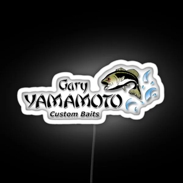 Gary Yamamoto Custom Baits RGB Neon Sign
