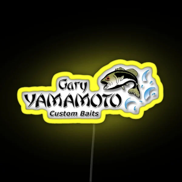 Gary Yamamoto Custom Baits RGB Neon Sign