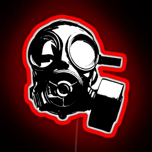 Gas Mask RGB Neon Sign